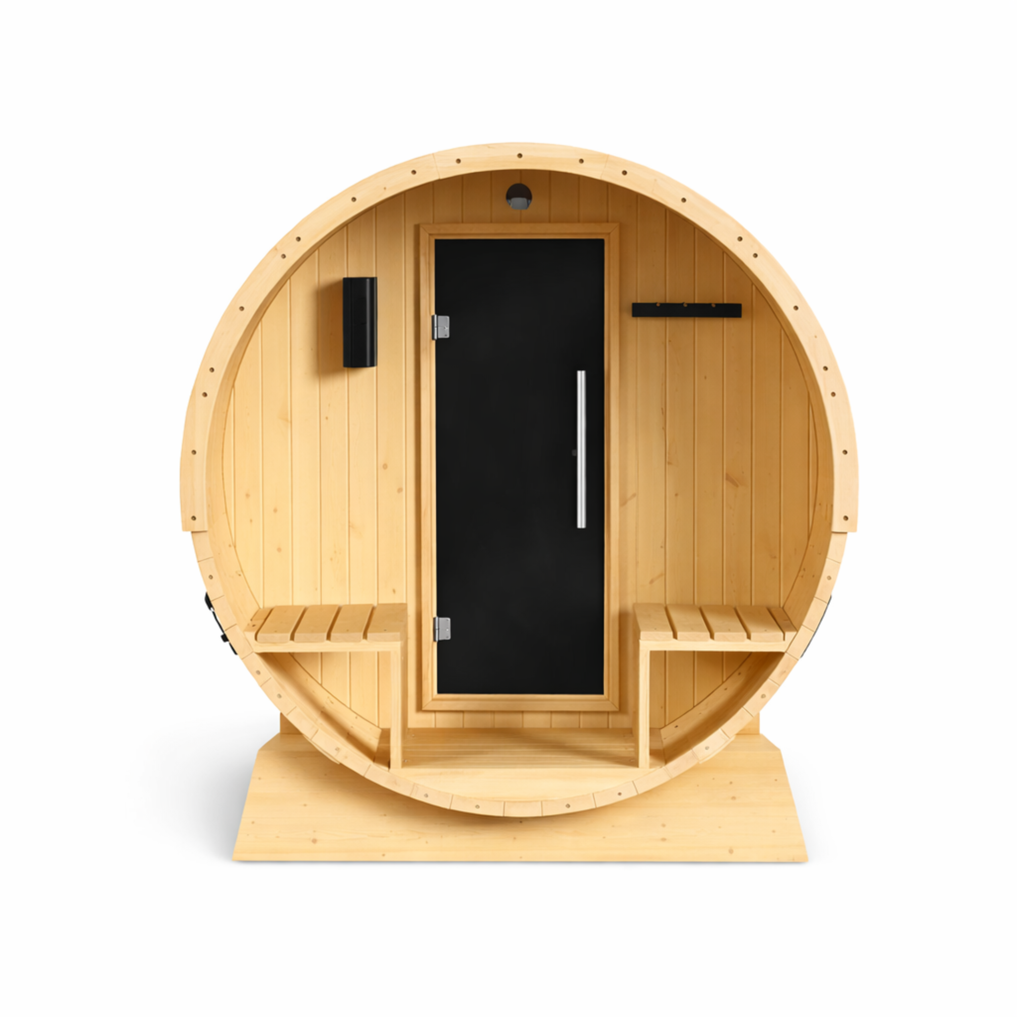 3–5 Person Finland Pine Barrel Sauna – 4.5 kW Heater