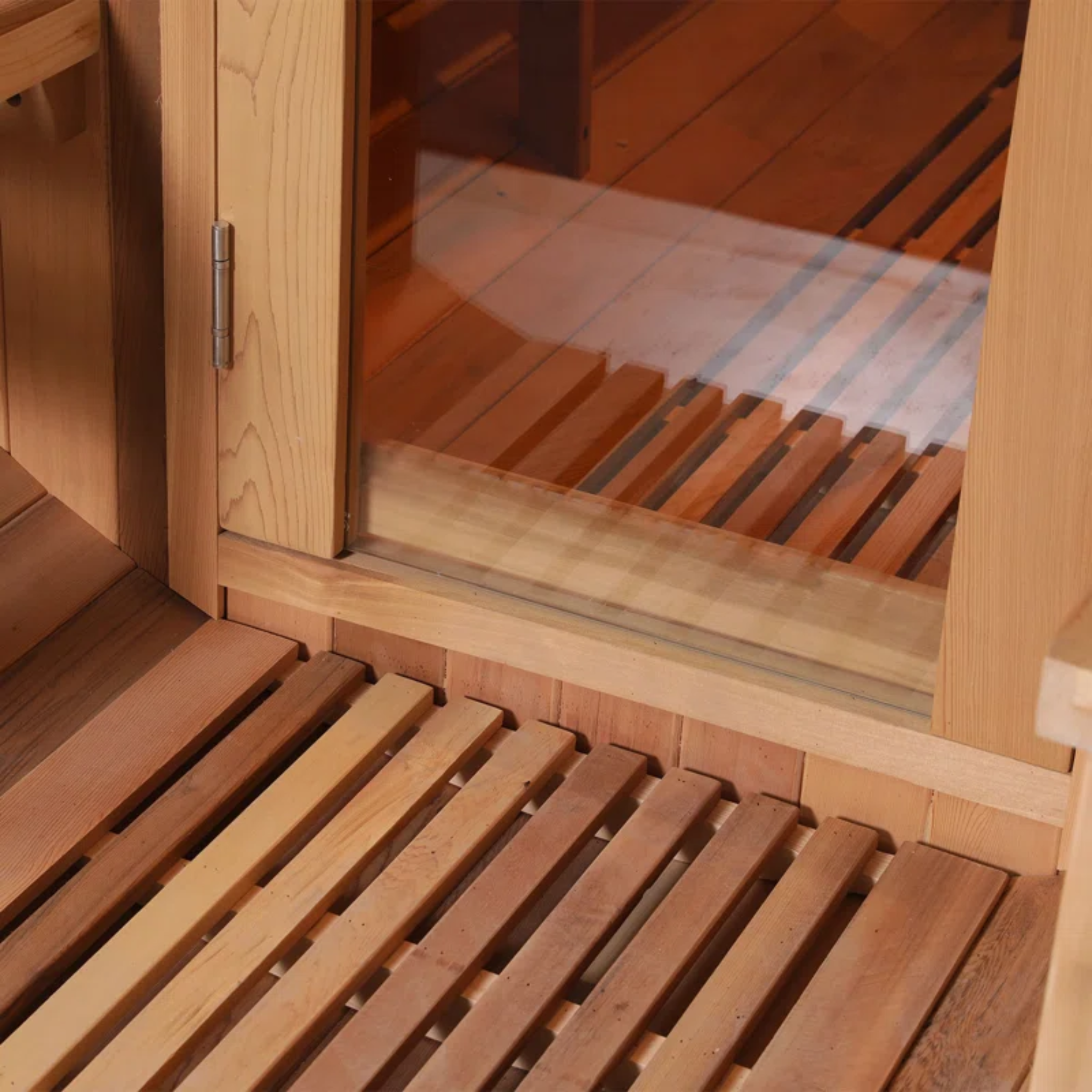 6-Person Cedar Barrel Steam Sauna