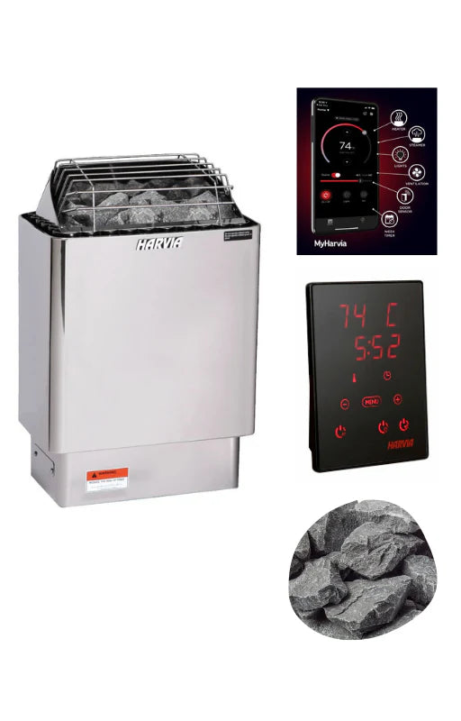 Harvia Heater Kip 6.0kW w/ Built In Controller