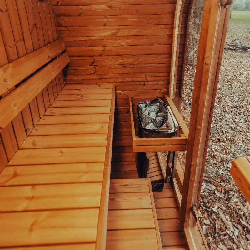 Mande Spa USA MW12 ThermoWood Outdoor Sauna