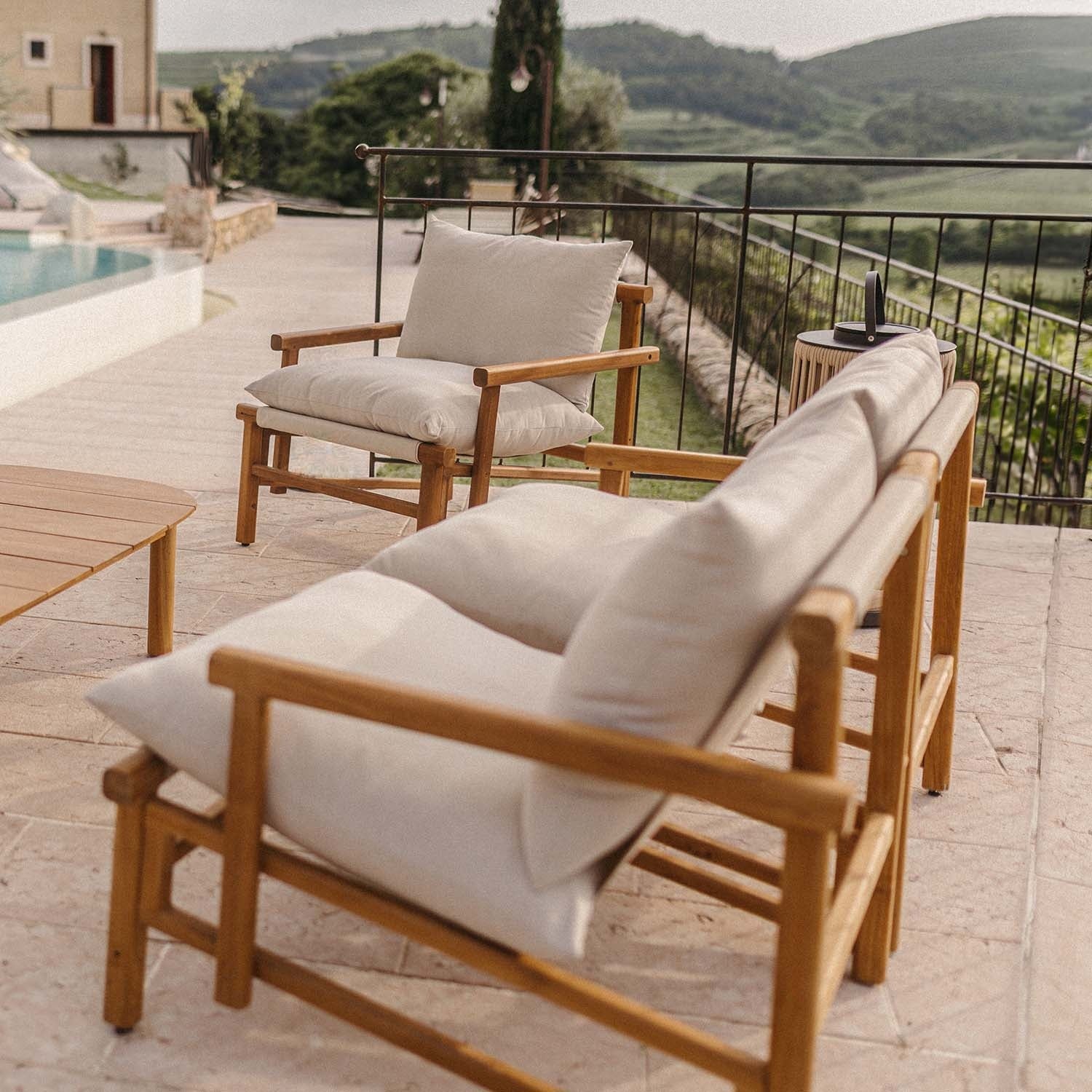 Bolina: Modular Arm Chair/Outdoor Sofa