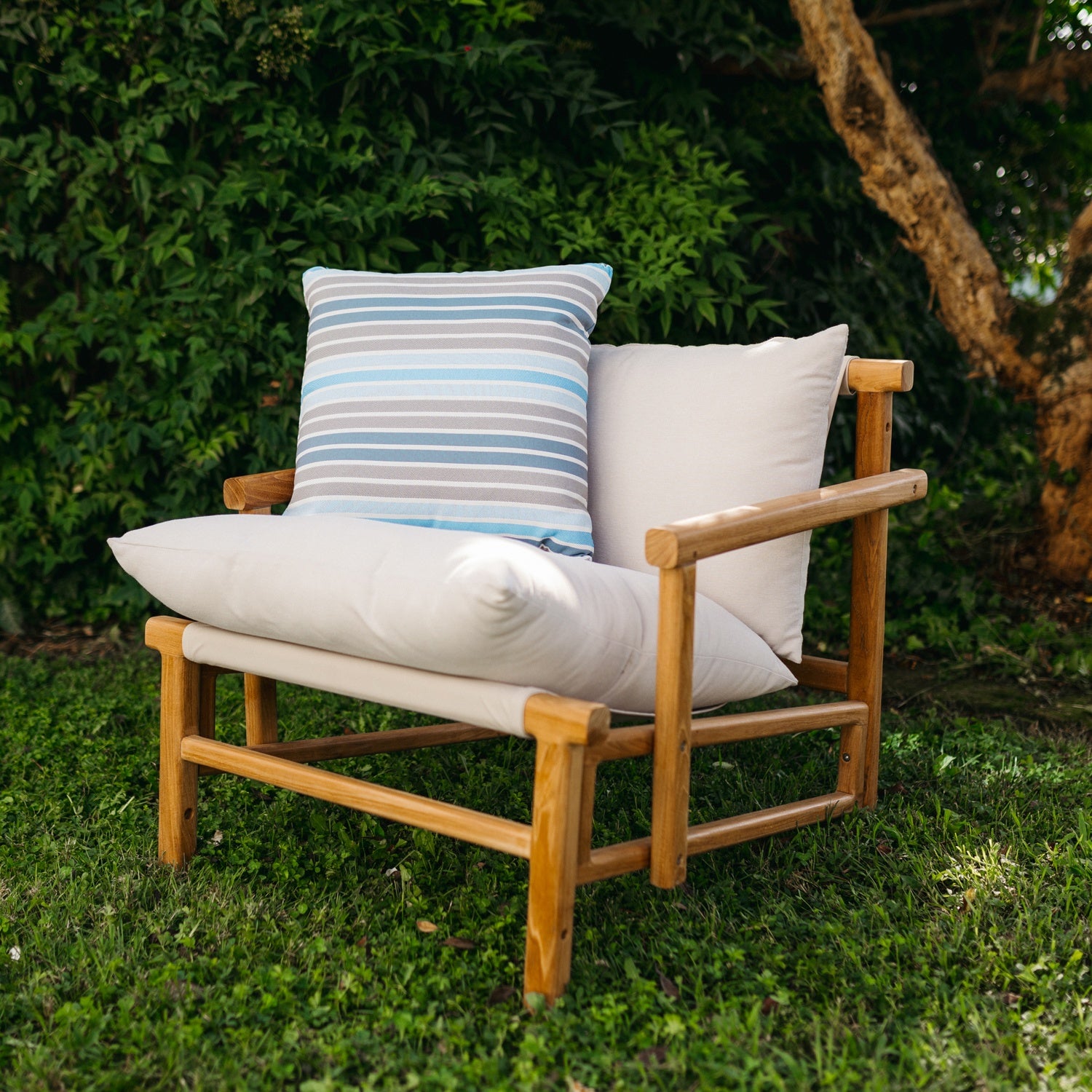 Marra Outdoor Cushion Parker Stripe Pattern
