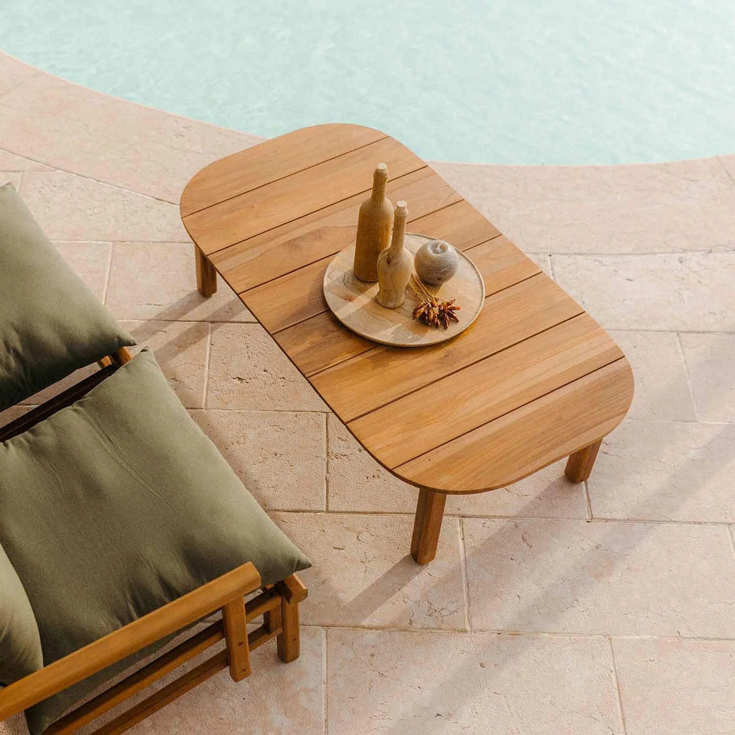 Chiglia Outdoor Teak Coffee Table