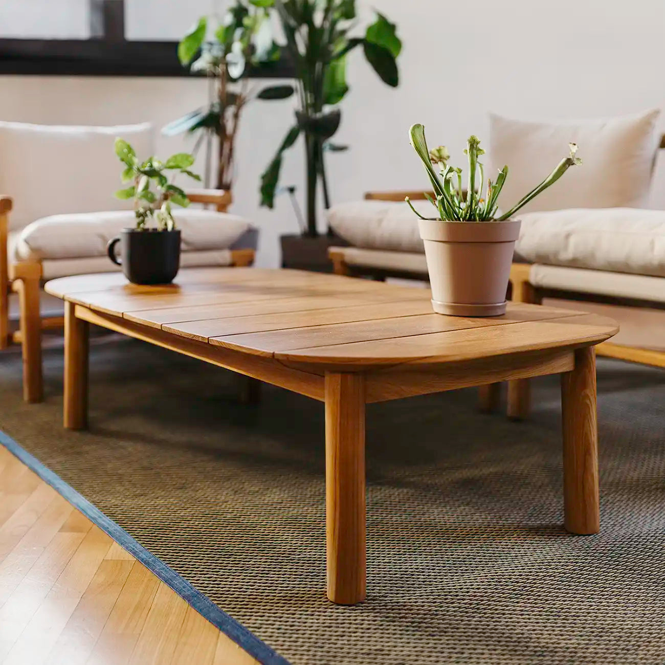 Chiglia Outdoor Teak Coffee Table
