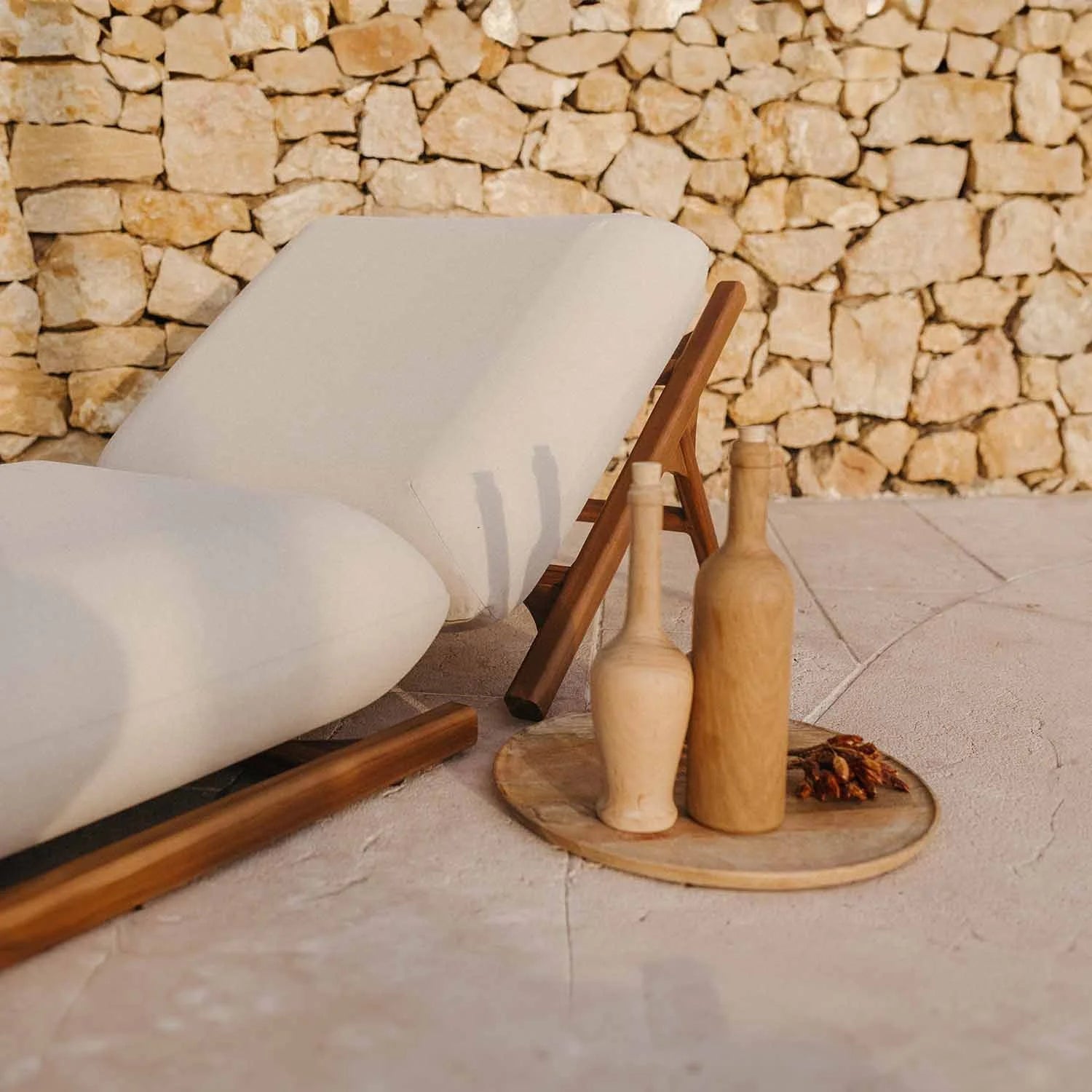 Tuga: Teak Sun Lounger