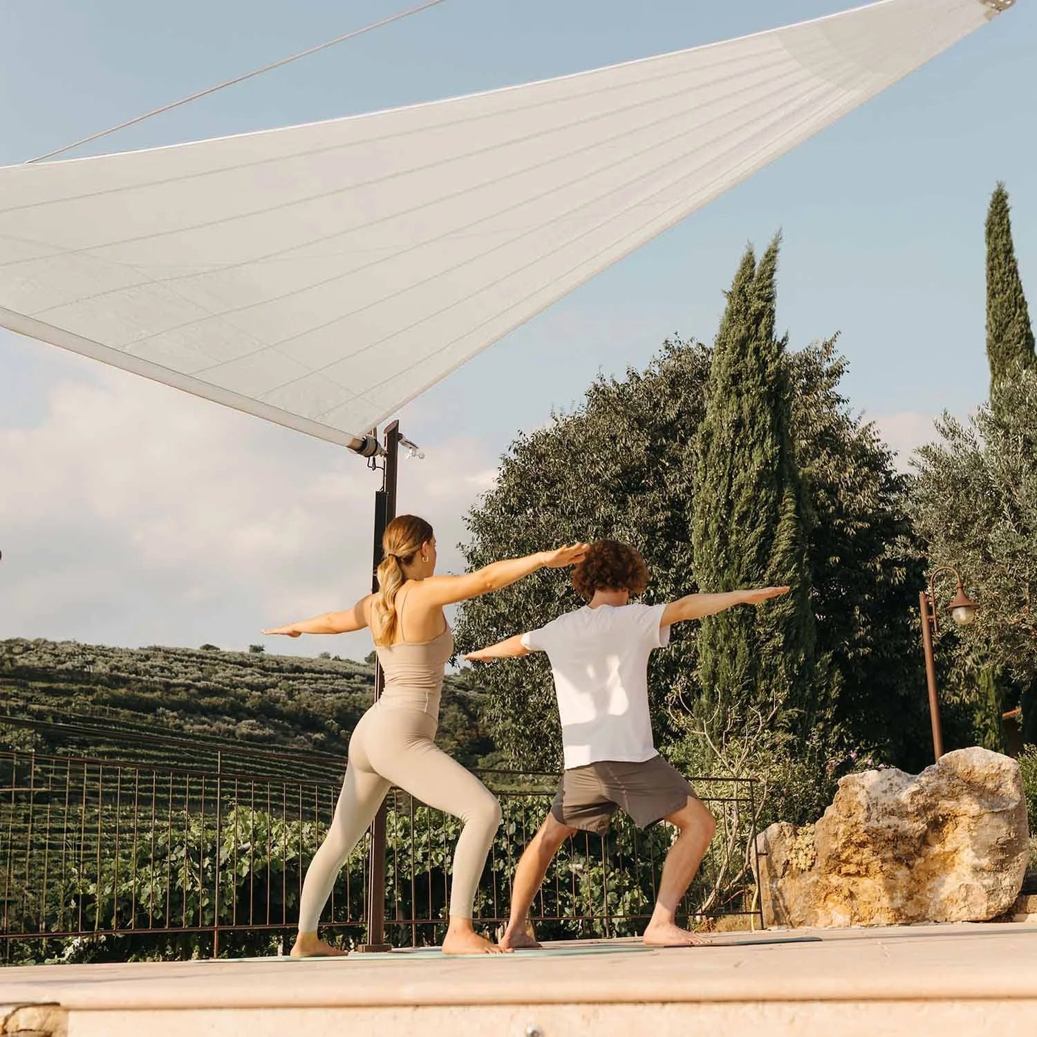 Zefira Motorized Solar Shade Sail