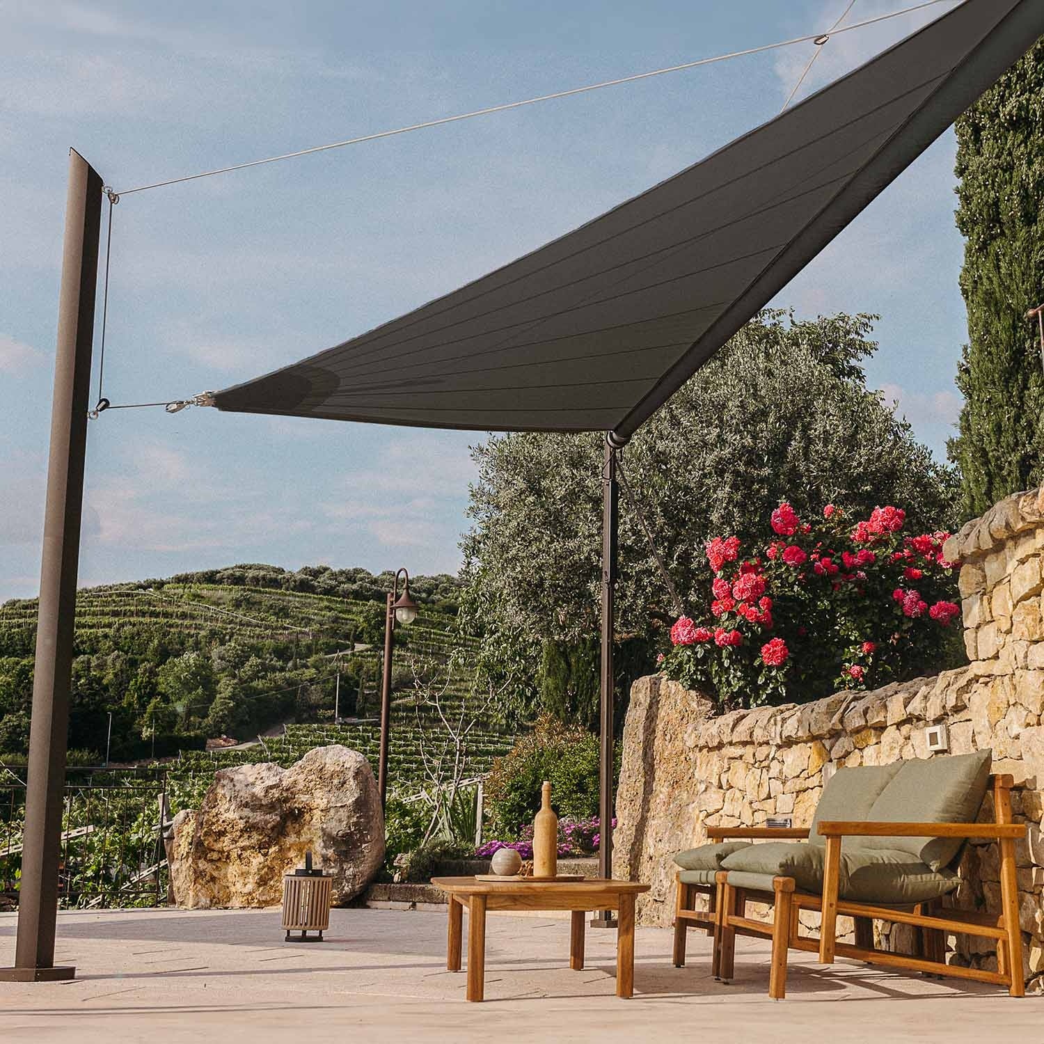 Zefira Motorized Solar Shade Sail