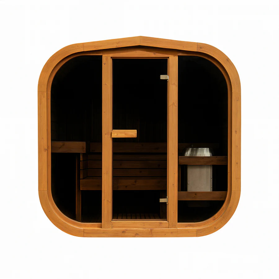 Mande Spa USA MW12 ThermoWood Outdoor Sauna