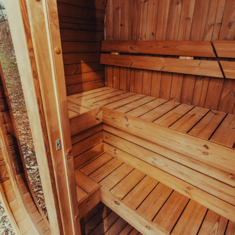 Mande Spa USA MW12 ThermoWood Outdoor Sauna