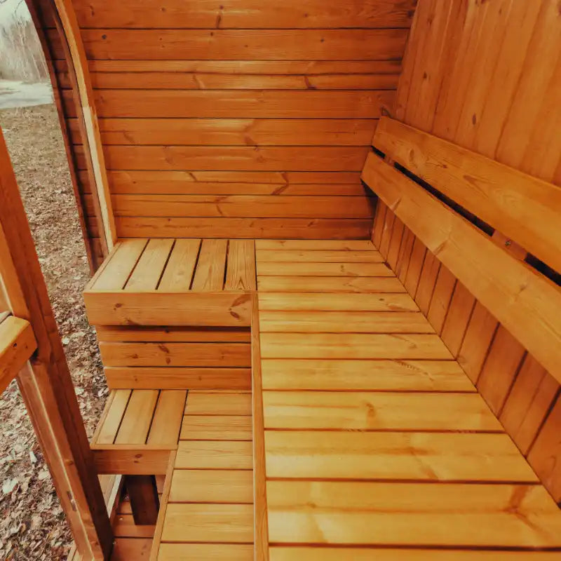 Mande Spa USA MW12 ThermoWood Outdoor Sauna
