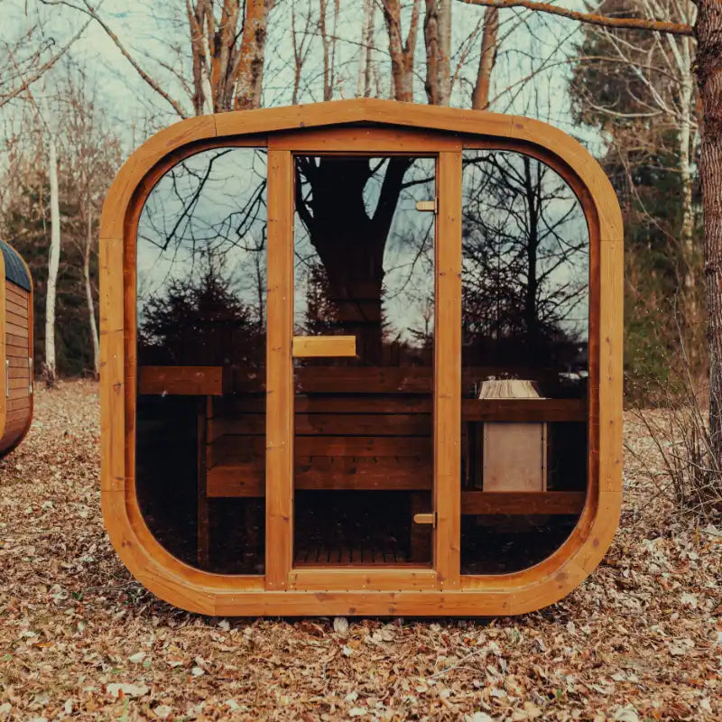 Mande Spa USA MW12 ThermoWood Outdoor Sauna
