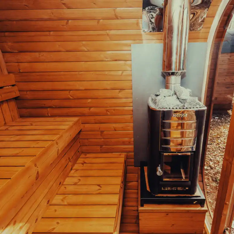Harvia M3 Wood Burning Heater & Chimney Kit