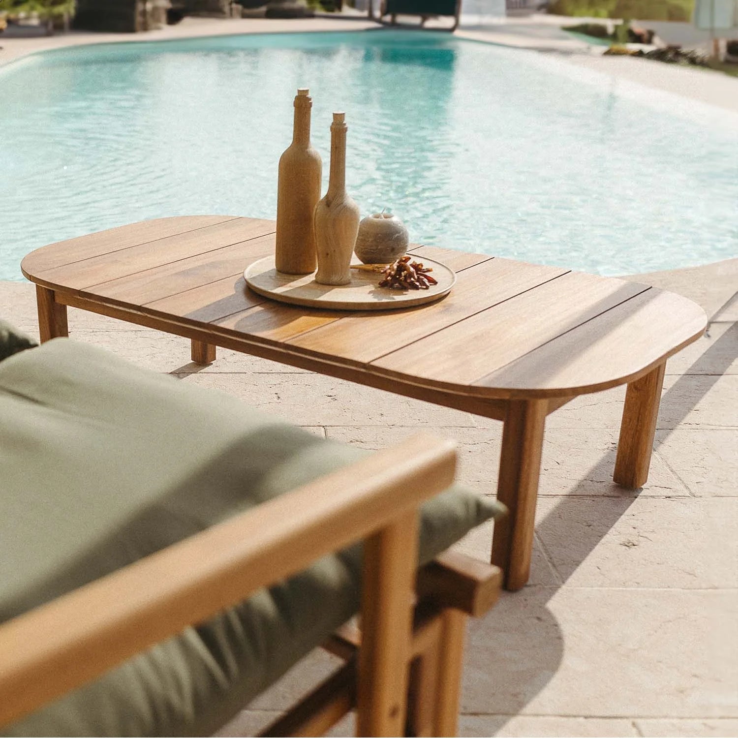 Chiglia Outdoor Teak Coffee Table