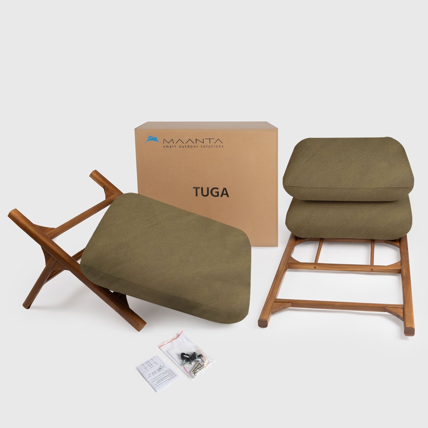 Tuga: Teak Sun Lounger
