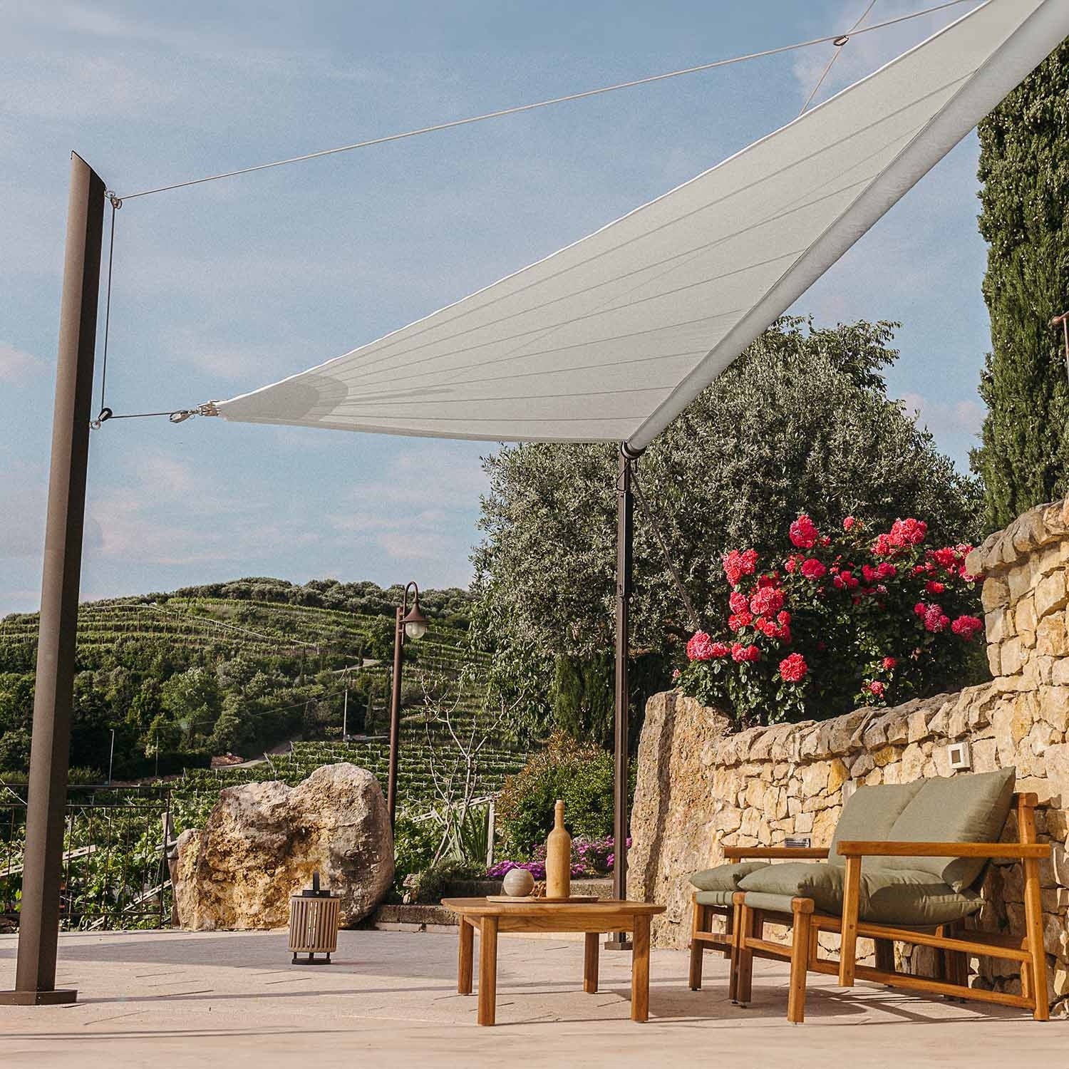 Zefira Motorized Solar Shade Sail