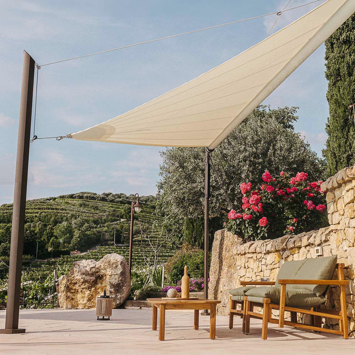 Zefira Motorized Solar Shade Sail