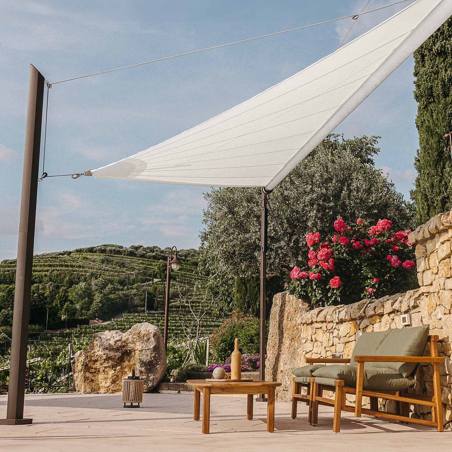 Zefira Motorized Solar Shade Sail